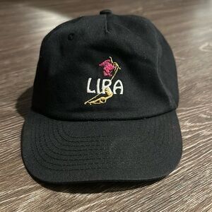 Black Lira Embroidered Cap